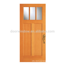 Columpio exterior individual de madera maciza Craftsman Puertas francés exterior sola puerta